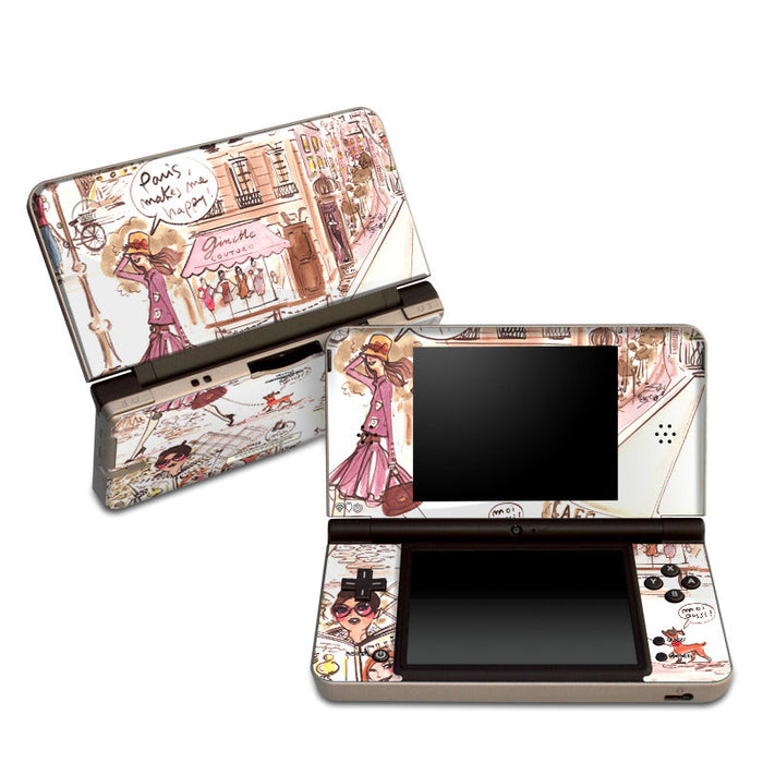 Paris Makes Me Happy - Nintendo DSi XL Skin