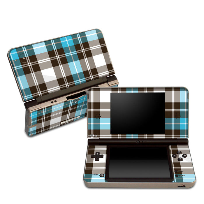 Turquoise Plaid - Nintendo DSi XL Skin - eZthings USA WE SORT ALL THE CRAZIEST GADGETS, GIZMOS, TOYS & TECHNOLOGY, SO YOU DON'T HAVE TO.