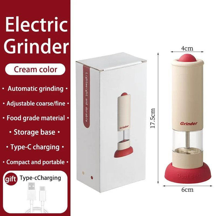 USB Rechargeable Salt and Pepper Grinder - eZthings USA WE SORT ALL THE CRAZIEST GADGETS, GIZMOS, TOYS & TECHNOLOGY, SO YOU DON'T HAVE TO.
