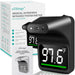 eZthings medical screening infrared thermometer with packaging on a white background