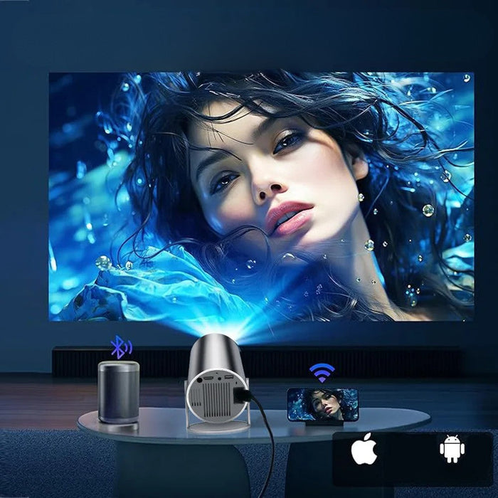 Portable 4K Projector - Home Cinema Outdoor Projetor - eZthings USA WE SORT ALL THE CRAZIEST GADGETS, GIZMOS, TOYS & TECHNOLOGY, SO YOU DON'T HAVE TO.