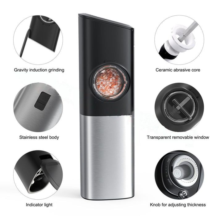 Kitchen Ceramic Pepper Electric Grinder - eZthings USA WE SORT ALL THE CRAZIEST GADGETS, GIZMOS, TOYS & TECHNOLOGY, SO YOU DON'T HAVE TO.