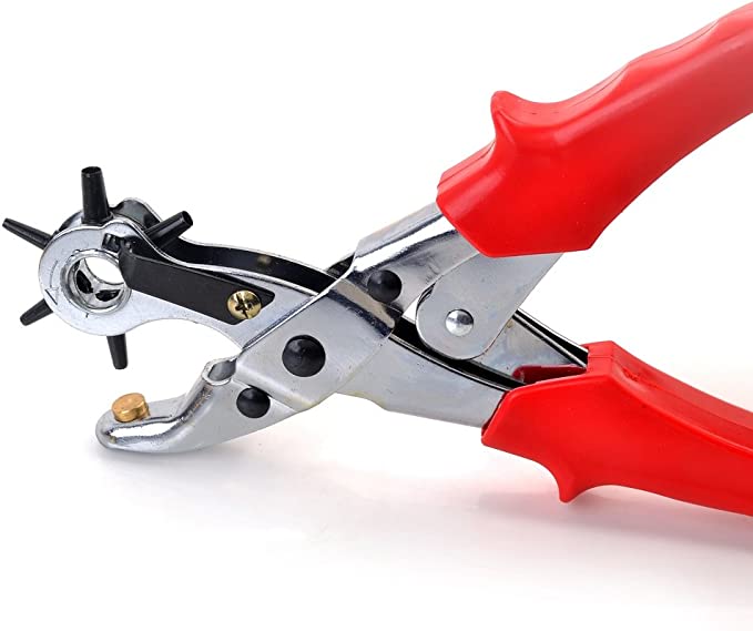 Professional Leather-Craft Punching Tool Revolving Punch Pliers Belt Leather Hole Puncher - eZthings USA WE SORT ALL THE CRAZIEST GADGETS, GIZMOS, TOYS & TECHNOLOGY, SO YOU DON'T HAVE TO.