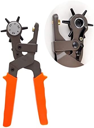 Professional Leather-Craft Punching Tool Revolving Punch Pliers Belt Leather Hole Puncher - eZthings USA WE SORT ALL THE CRAZIEST GADGETS, GIZMOS, TOYS & TECHNOLOGY, SO YOU DON'T HAVE TO.