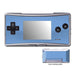 Solid State Blue - Nintendo GameBoy Micro Skin - eZthings USA WE SORT ALL THE CRAZIEST GADGETS, GIZMOS, TOYS & TECHNOLOGY, SO YOU DON'T HAVE TO.