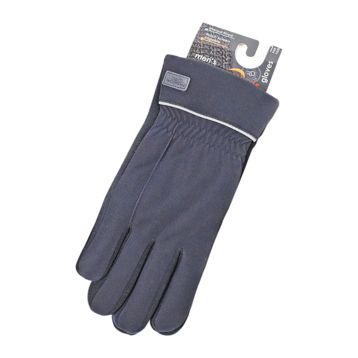 3-Pack Men’s Touch Screen Smooth Velvet Style Fashion Gloves