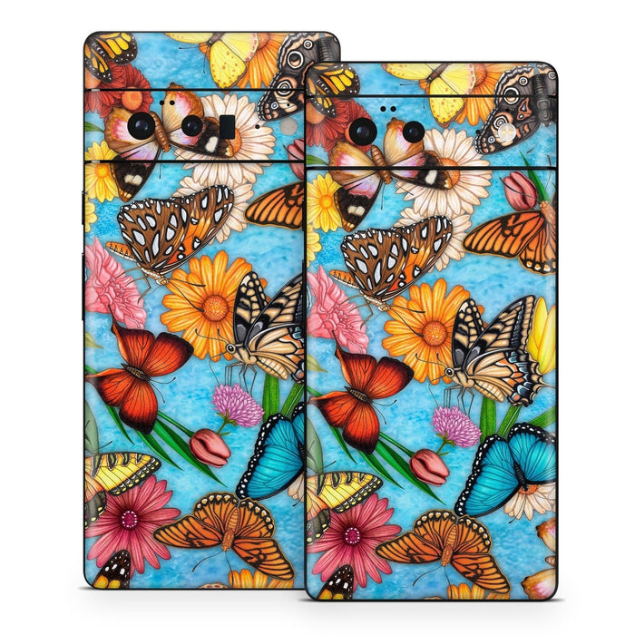Butterfly Land - Google Pixel 6 Skin - eZthings USA WE SORT ALL THE CRAZIEST GADGETS, GIZMOS, TOYS & TECHNOLOGY, SO YOU DON'T HAVE TO.