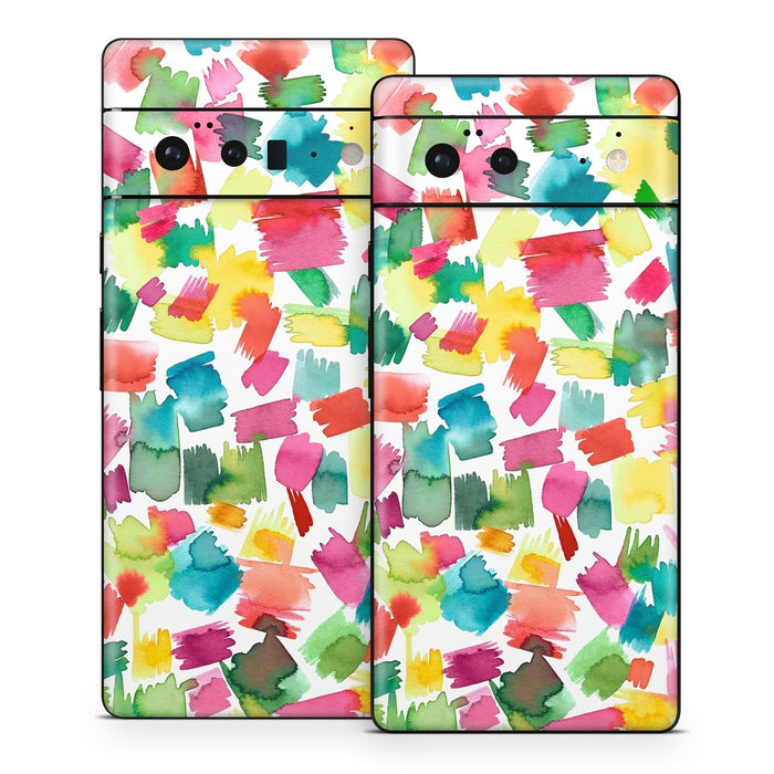 Colorful Strokes - Google Pixel 6 Skin