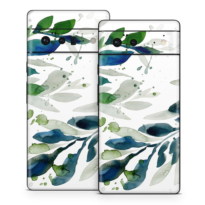 Floating Leaves - Google Pixel 6 Skin - eZthings USA WE SORT ALL THE CRAZIEST GADGETS, GIZMOS, TOYS & TECHNOLOGY, SO YOU DON'T HAVE TO.