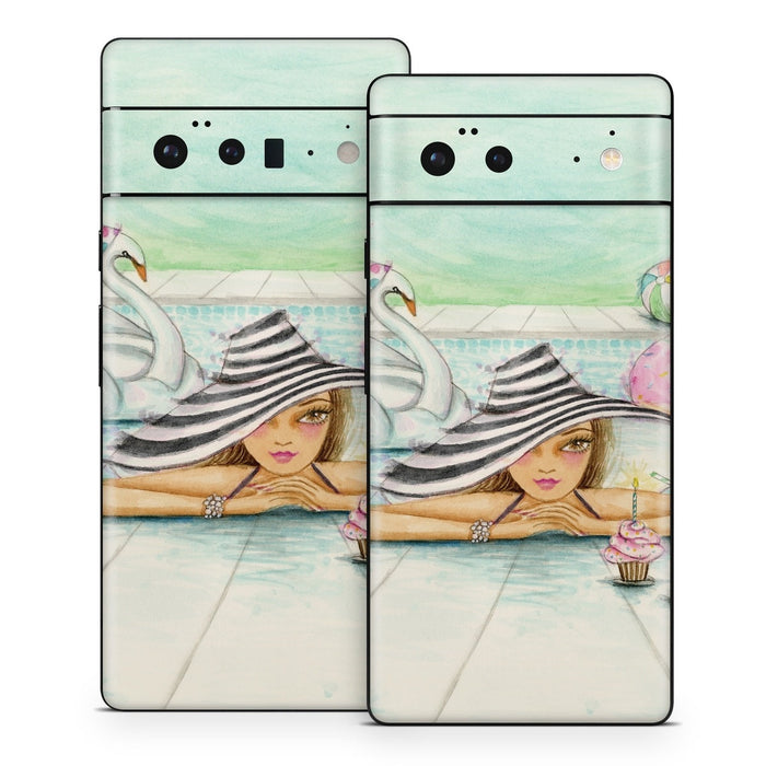 Delphine at the Pool Party - Google Pixel 6 Skin