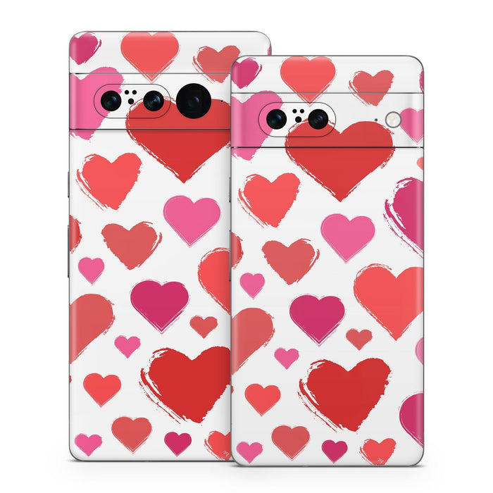 Hearts - Google Pixel 7 Skin