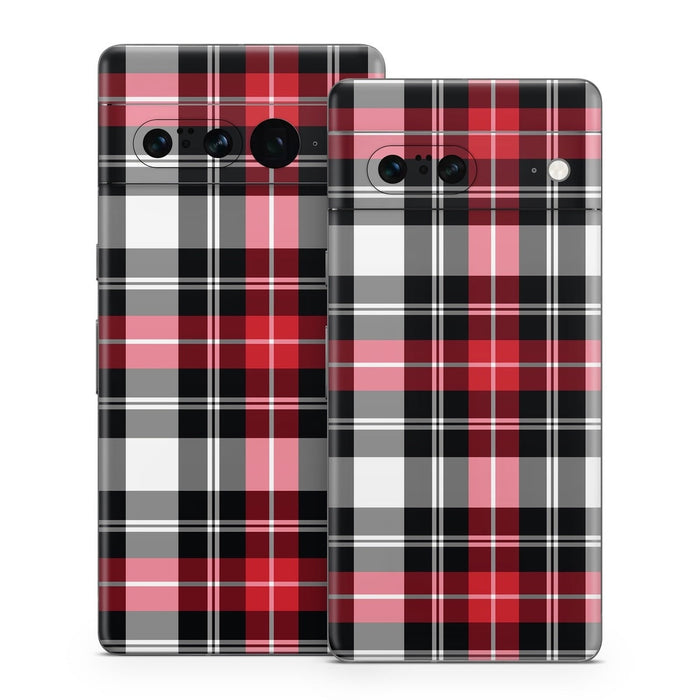 Red Plaid - Google Pixel 7 Skin