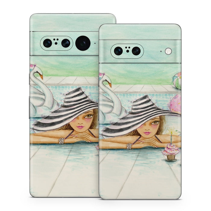 Delphine at the Pool Party - Google Pixel 7 Skin