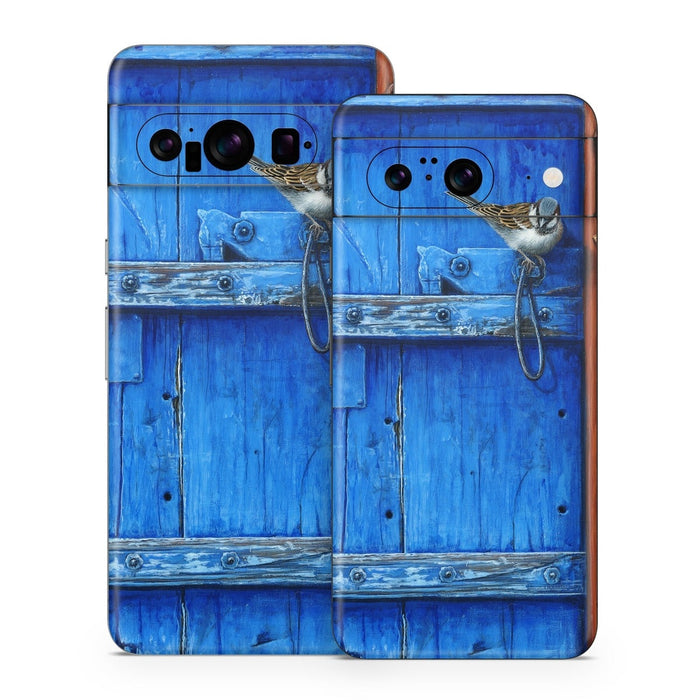 Blue Door - Google Pixel 8 Skin - eZthings USA WE SORT ALL THE CRAZIEST GADGETS, GIZMOS, TOYS & TECHNOLOGY, SO YOU DON'T HAVE TO.