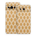 Orange Checks - Google Pixel 8 Skin - eZthings USA WE SORT ALL THE CRAZIEST GADGETS, GIZMOS, TOYS & TECHNOLOGY, SO YOU DON'T HAVE TO.