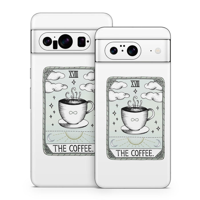 The Coffee - Google Pixel 8 Skin - eZthings USA WE SORT ALL THE CRAZIEST GADGETS, GIZMOS, TOYS & TECHNOLOGY, SO YOU DON'T HAVE TO.