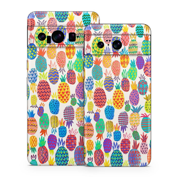 Colorful Pineapples - Google Pixel 8 Skin