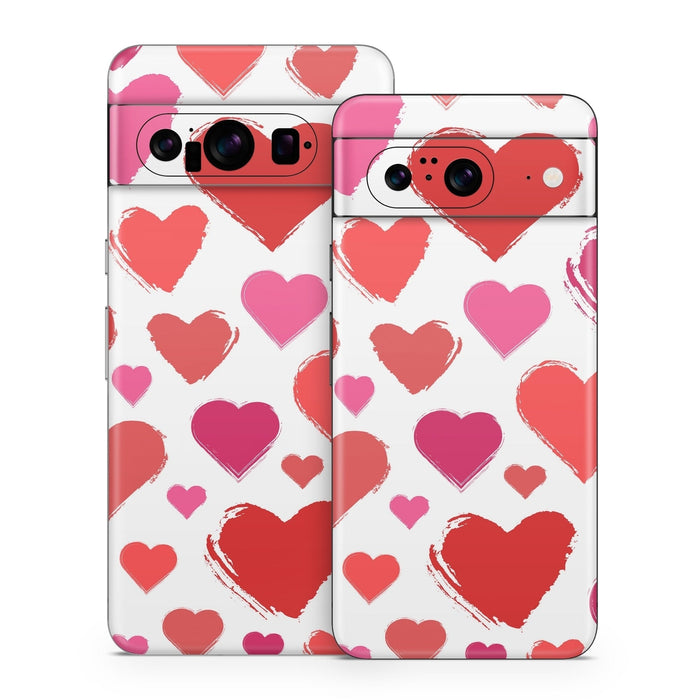 Hearts - Google Pixel 8 Skin - eZthings USA WE SORT ALL THE CRAZIEST GADGETS, GIZMOS, TOYS & TECHNOLOGY, SO YOU DON'T HAVE TO.