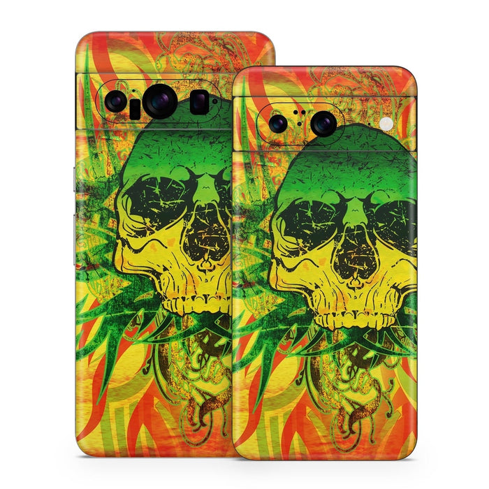 Hot Tribal Skull - Google Pixel 8 Skin - eZthings USA WE SORT ALL THE CRAZIEST GADGETS, GIZMOS, TOYS & TECHNOLOGY, SO YOU DON'T HAVE TO.