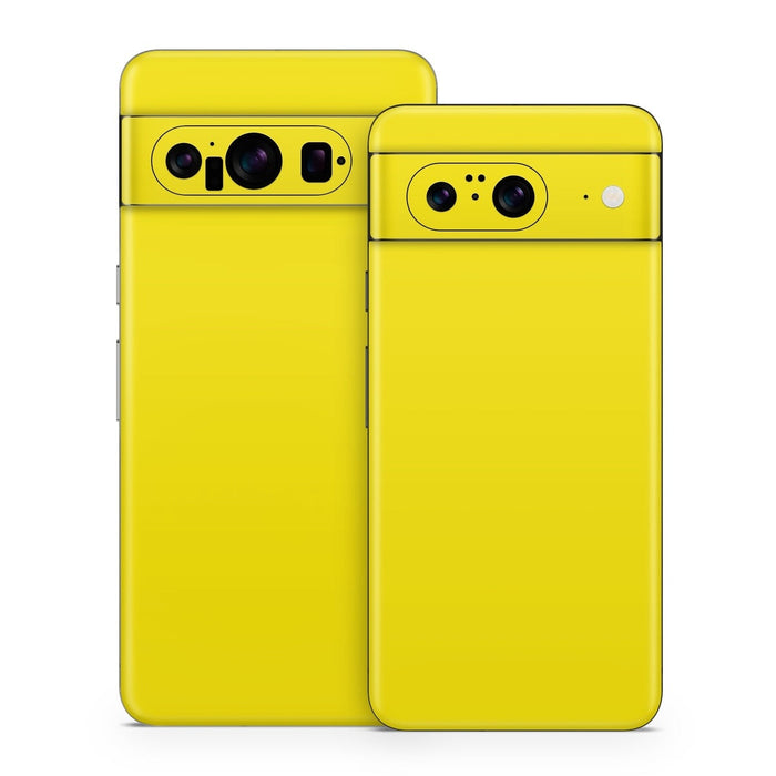 Solid State Yellow - Google Pixel 8 Skin - eZthings USA WE SORT ALL THE CRAZIEST GADGETS, GIZMOS, TOYS & TECHNOLOGY, SO YOU DON'T HAVE TO.