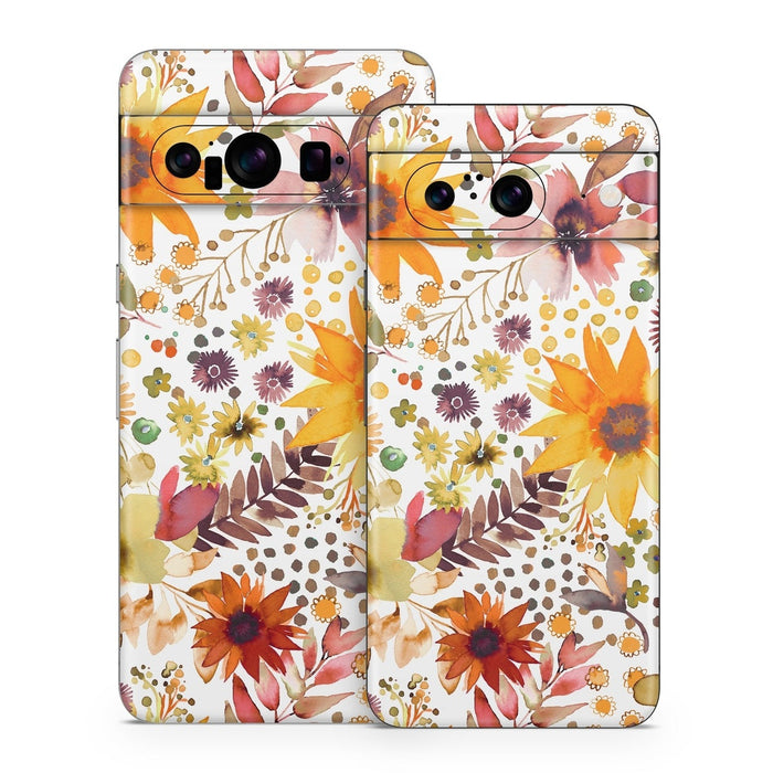 Summer Watercolor Sunflowers - Google Pixel 8 Skin - eZthings USA WE SORT ALL THE CRAZIEST GADGETS, GIZMOS, TOYS & TECHNOLOGY, SO YOU DON'T HAVE TO.