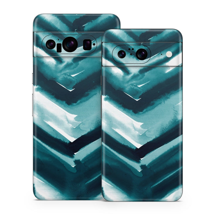Watercolor Chevron - Google Pixel 8 Skin