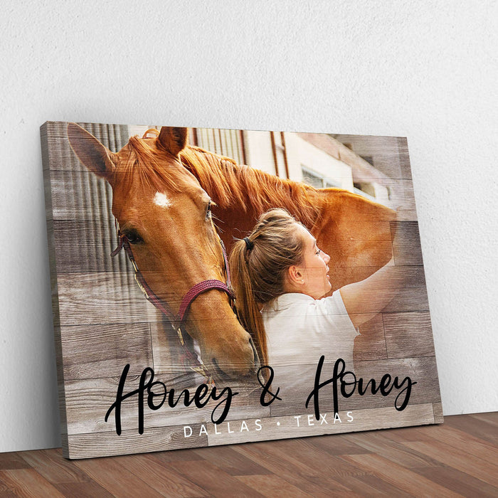 Wooden Animal Portrait Sign | Personalized Canvas Wall Art - eZthings USA WE SORT ALL THE CRAZIEST GADGETS, GIZMOS, TOYS & TECHNOLOGY, SO YOU DON'T HAVE TO.