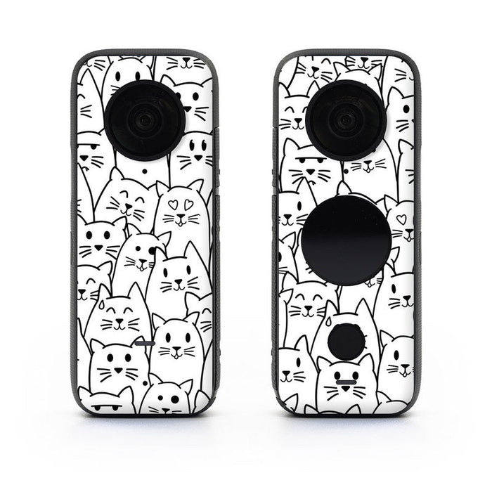 Moody Cats - Insta360 One X2 Skin - eZthings USA WE SORT ALL THE CRAZIEST GADGETS, GIZMOS, TOYS & TECHNOLOGY, SO YOU DON'T HAVE TO.