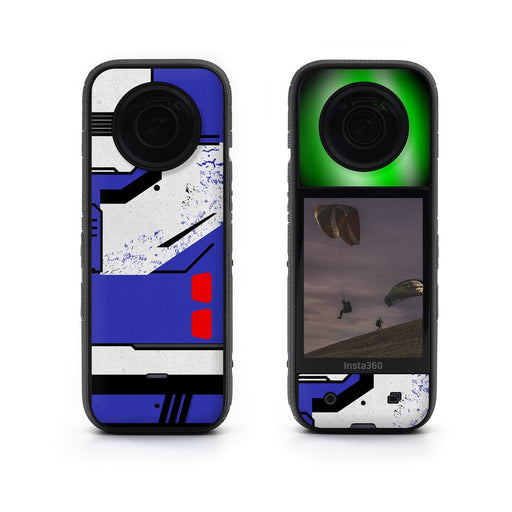 Blue Valkyrie - Insta360 X3 Skin - eZthings USA WE SORT ALL THE CRAZIEST GADGETS, GIZMOS, TOYS & TECHNOLOGY, SO YOU DON'T HAVE TO.