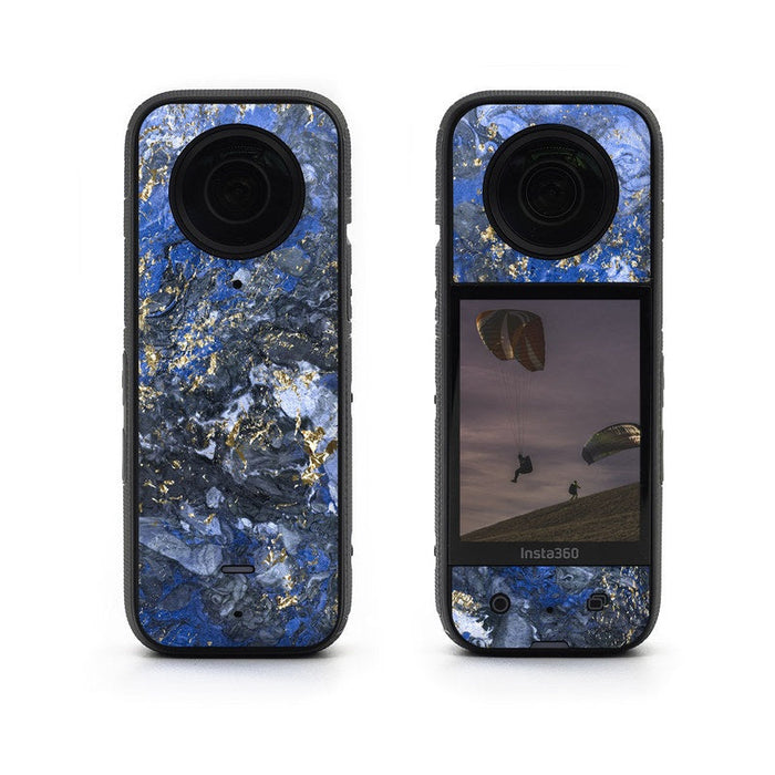 Gilded Ocean Marble - Insta360 X3 Skin