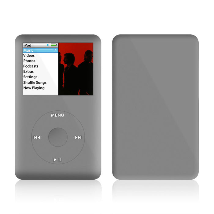 Solid State Grey - iPod Classic Skin - eZthings USA WE SORT ALL THE CRAZIEST GADGETS, GIZMOS, TOYS & TECHNOLOGY, SO YOU DON'T HAVE TO.