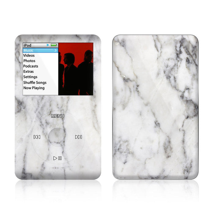 White Marble - iPod Classic Skin - eZthings USA WE SORT ALL THE CRAZIEST GADGETS, GIZMOS, TOYS & TECHNOLOGY, SO YOU DON'T HAVE TO.