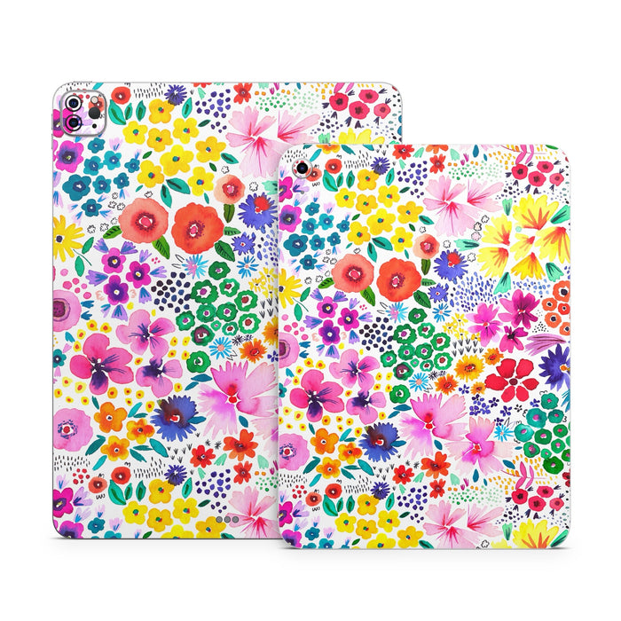 Artful Little Flowers - Apple iPad Skin - eZthings USA WE SORT ALL THE CRAZIEST GADGETS, GIZMOS, TOYS & TECHNOLOGY, SO YOU DON'T HAVE TO.
