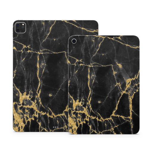 Black Gold Marble - Apple iPad Skin - eZthings USA WE SORT ALL THE CRAZIEST GADGETS, GIZMOS, TOYS & TECHNOLOGY, SO YOU DON'T HAVE TO.