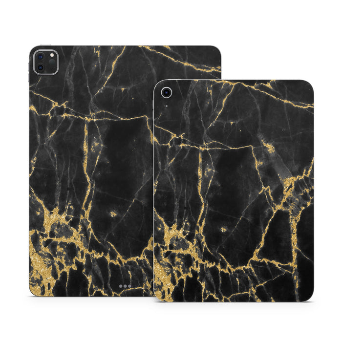 Black Gold Marble - Apple iPad Skin - eZthings USA WE SORT ALL THE CRAZIEST GADGETS, GIZMOS, TOYS & TECHNOLOGY, SO YOU DON'T HAVE TO.