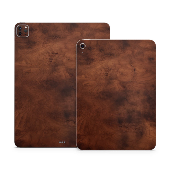 Dark Burlwood - Apple iPad Skin - eZthings USA WE SORT ALL THE CRAZIEST GADGETS, GIZMOS, TOYS & TECHNOLOGY, SO YOU DON'T HAVE TO.
