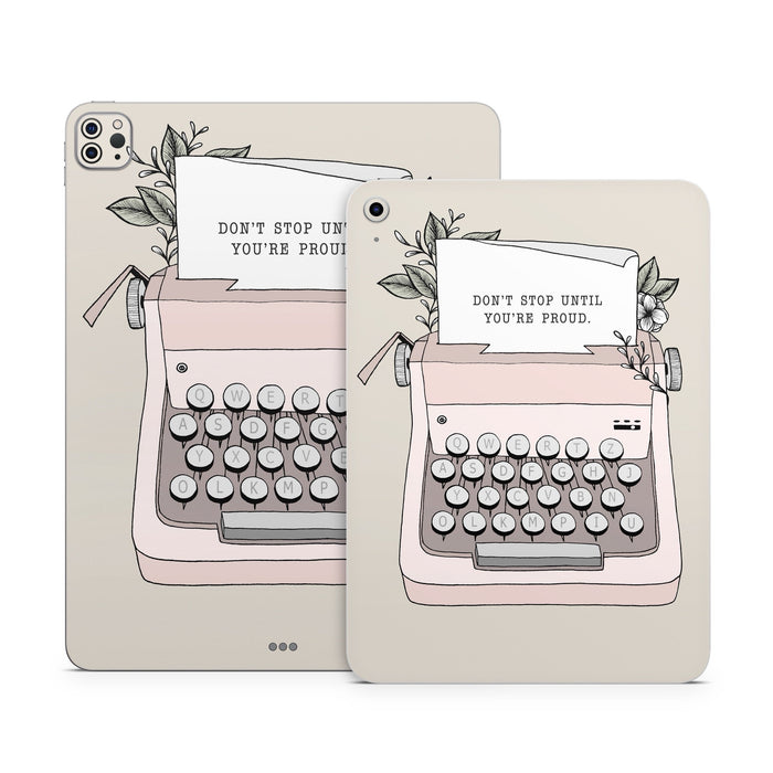 Dont Stop - Apple iPad Skin
