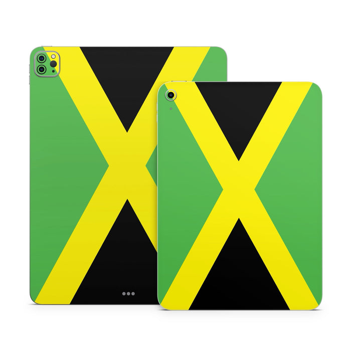 Jamaican Flag - Apple iPad Skin - eZthings USA WE SORT ALL THE CRAZIEST GADGETS, GIZMOS, TOYS & TECHNOLOGY, SO YOU DON'T HAVE TO.