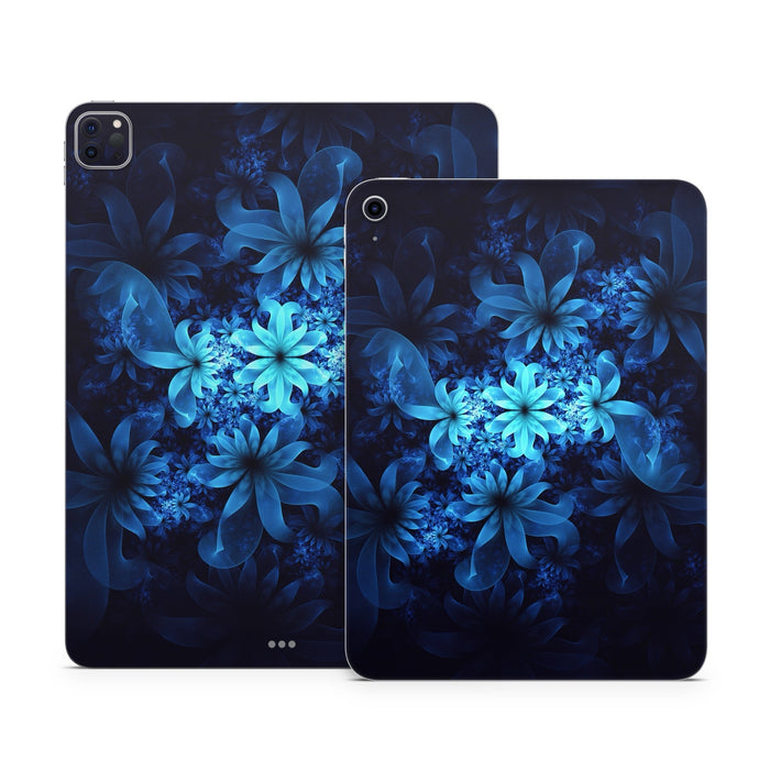 Luminous Flowers - Apple iPad Skin - eZthings USA WE SORT ALL THE CRAZIEST GADGETS, GIZMOS, TOYS & TECHNOLOGY, SO YOU DON'T HAVE TO.