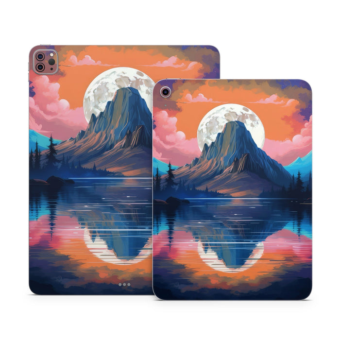 Mountain Moonrise - Apple iPad Skin - eZthings USA WE SORT ALL THE CRAZIEST GADGETS, GIZMOS, TOYS & TECHNOLOGY, SO YOU DON'T HAVE TO.