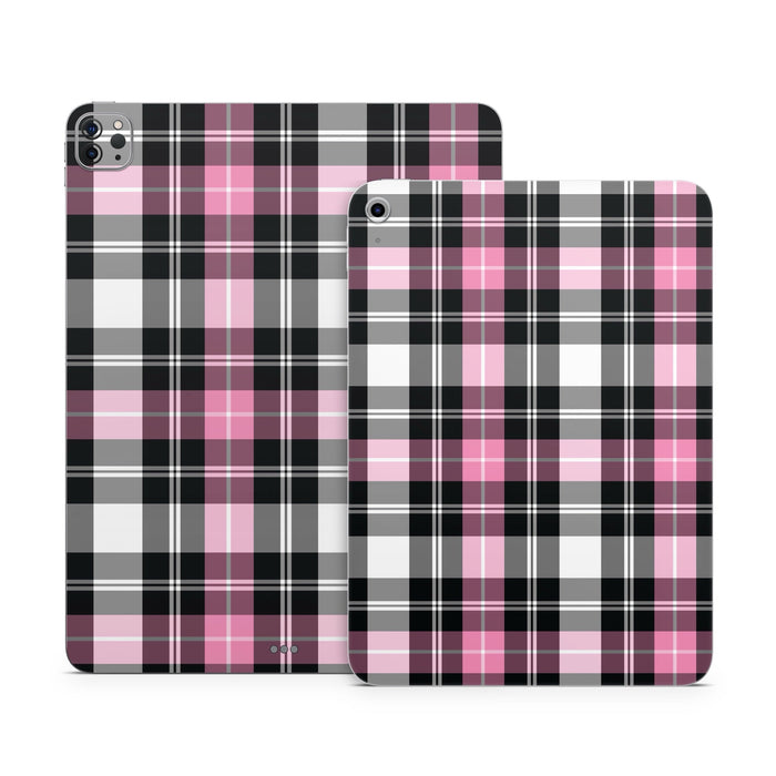 Pink Plaid - Apple iPad Skin - eZthings USA WE SORT ALL THE CRAZIEST GADGETS, GIZMOS, TOYS & TECHNOLOGY, SO YOU DON'T HAVE TO.