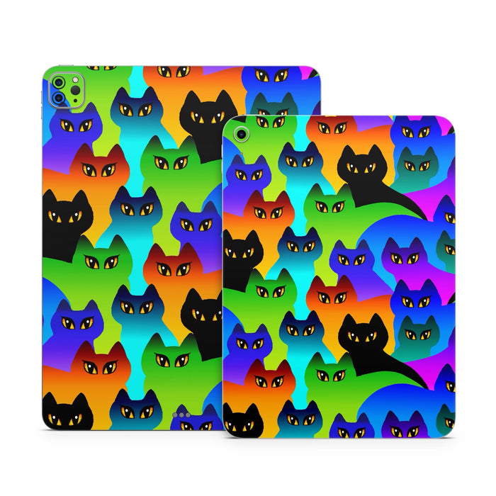 Rainbow Cats - Apple iPad Skin - eZthings USA WE SORT ALL THE CRAZIEST GADGETS, GIZMOS, TOYS & TECHNOLOGY, SO YOU DON'T HAVE TO.