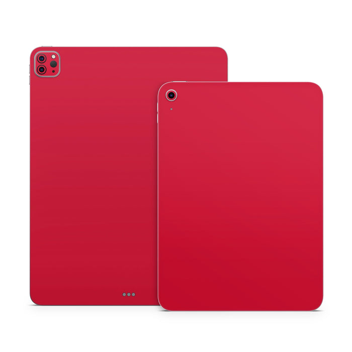 Solid State Red - Apple iPad Skin