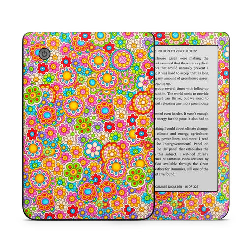 Bright Ditzy - Kobo Clara 2E Skin - eZthings USA WE SORT ALL THE CRAZIEST GADGETS, GIZMOS, TOYS & TECHNOLOGY, SO YOU DON'T HAVE TO.