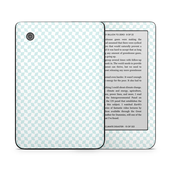 Checker Light Blue - Kobo Clara 2E Skin