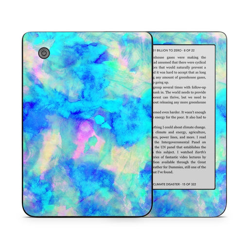 Electrify Ice Blue - Kobo Clara 2E Skin - eZthings USA WE SORT ALL THE CRAZIEST GADGETS, GIZMOS, TOYS & TECHNOLOGY, SO YOU DON'T HAVE TO.