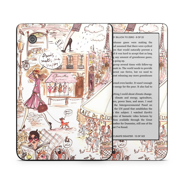 Paris Makes Me Happy - Kobo Clara 2E Skin