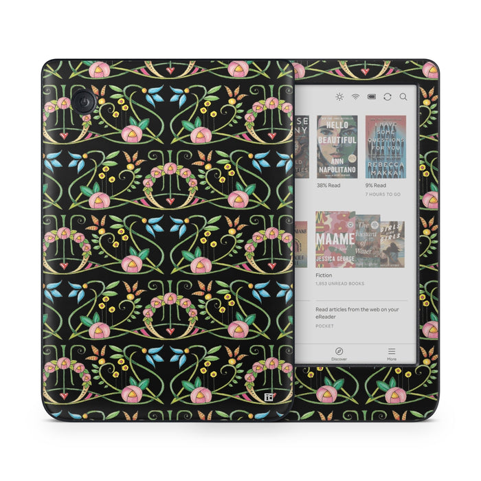 Change Nothing Flowers - Kobo Clara Colour Skin