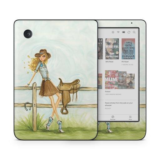 Cowgirl Glam - Kobo Clara Colour Skin - eZthings USA WE SORT ALL THE CRAZIEST GADGETS, GIZMOS, TOYS & TECHNOLOGY, SO YOU DON'T HAVE TO.