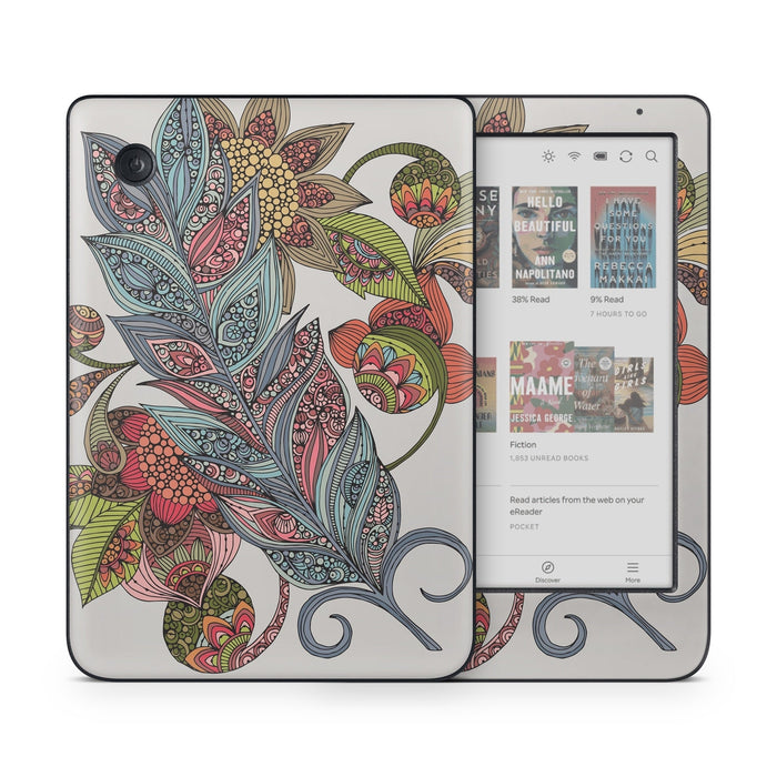 Feather Flower - Kobo Clara Colour Skin
